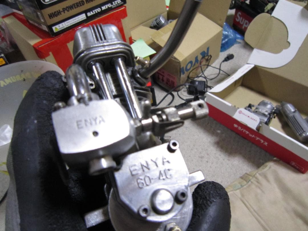 エンヤ 60-4C 模型 飛行機 大型 4ST エンジン　ENYA ENGINE