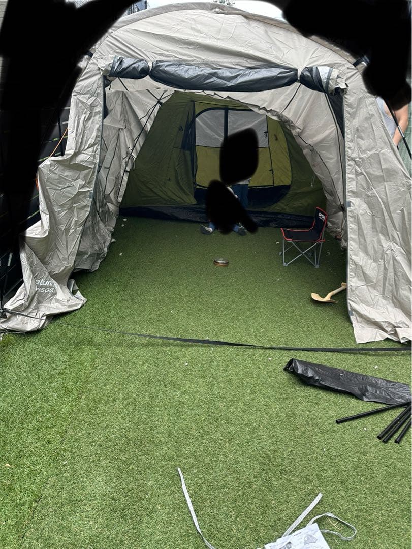 コメリ　ナチュラルシーズン ツールーム　クイックアップテント K4P+V