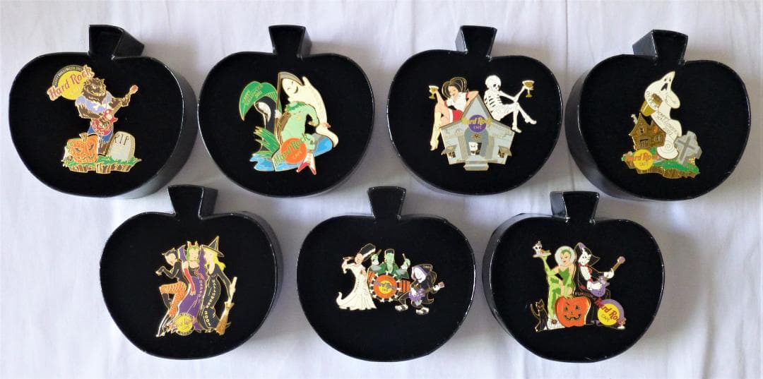 ハードロックカフェ　2001年ハロウィン　パズルピンセット７店舗