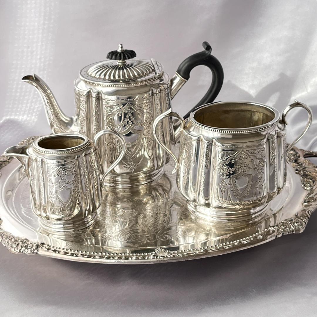 【Joseph Rodgers】 エドワーディアンのティーセット