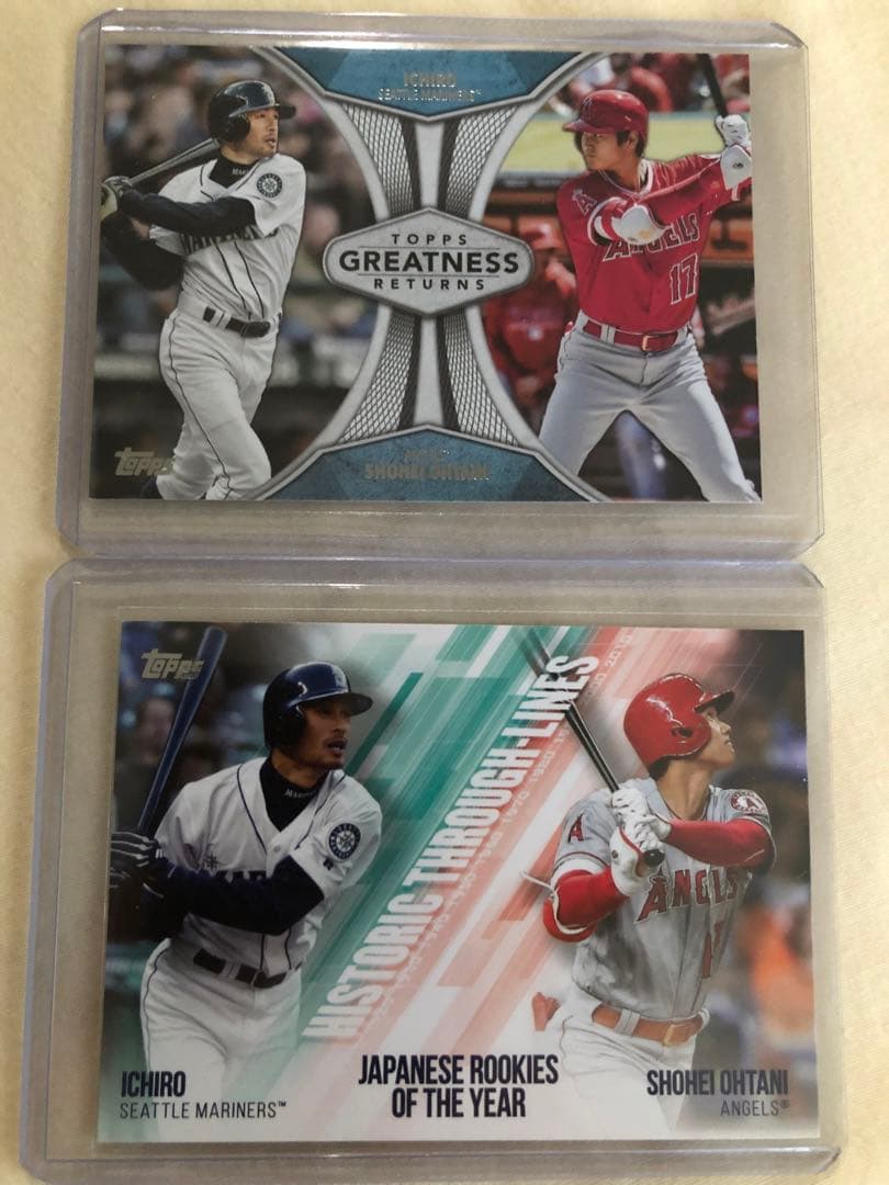 イチロー & 大谷 選手 コラボカード 2種類