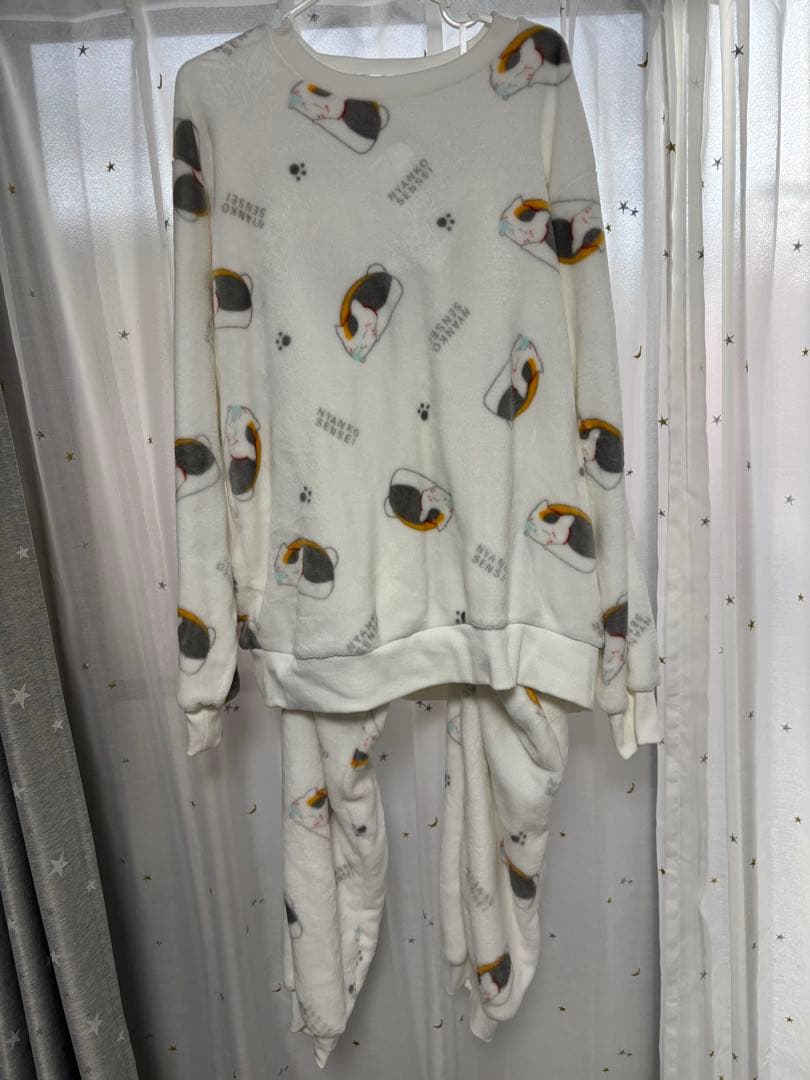 夏目友人帳　総柄ボア上下セット