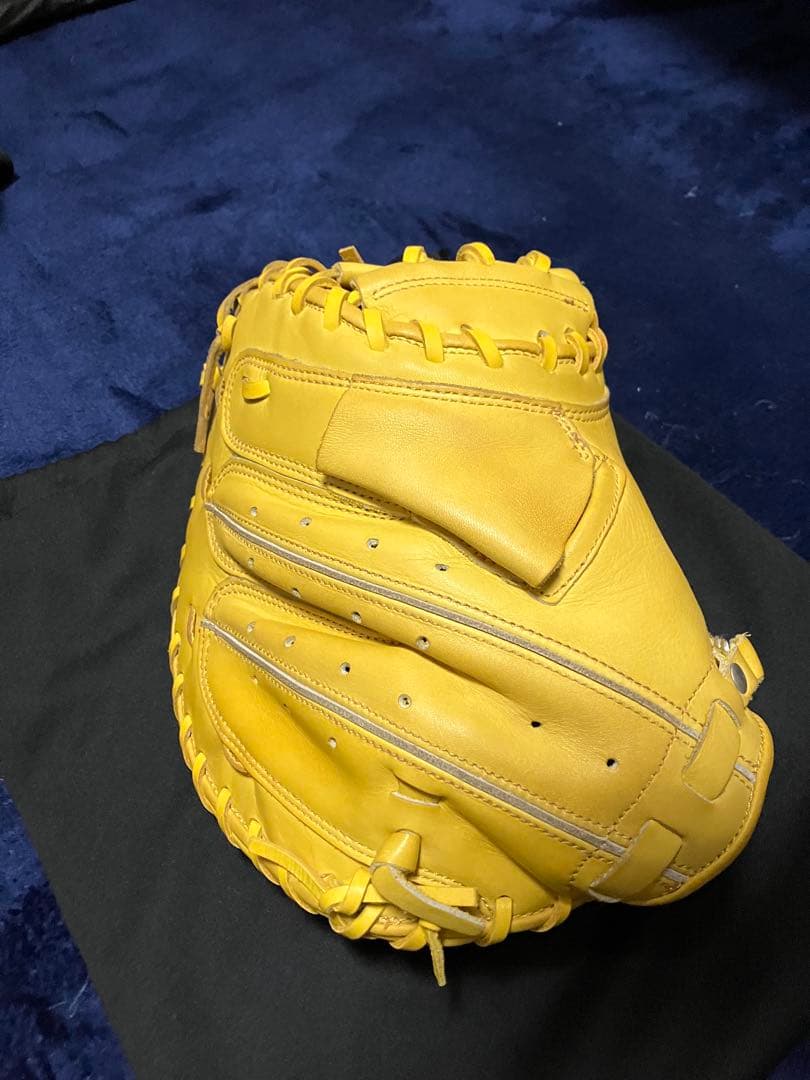 イエロー レザー キャッチャーミット