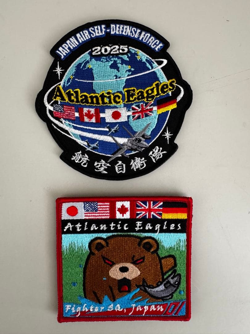 航空自衛隊 201SQ ワッペン２枚セット