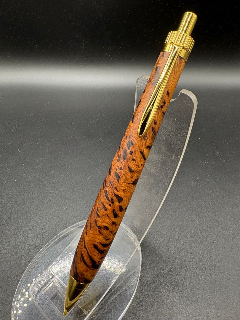 530超極上　屋久杉　泡瘤　木軸シャーペン　ボールペン