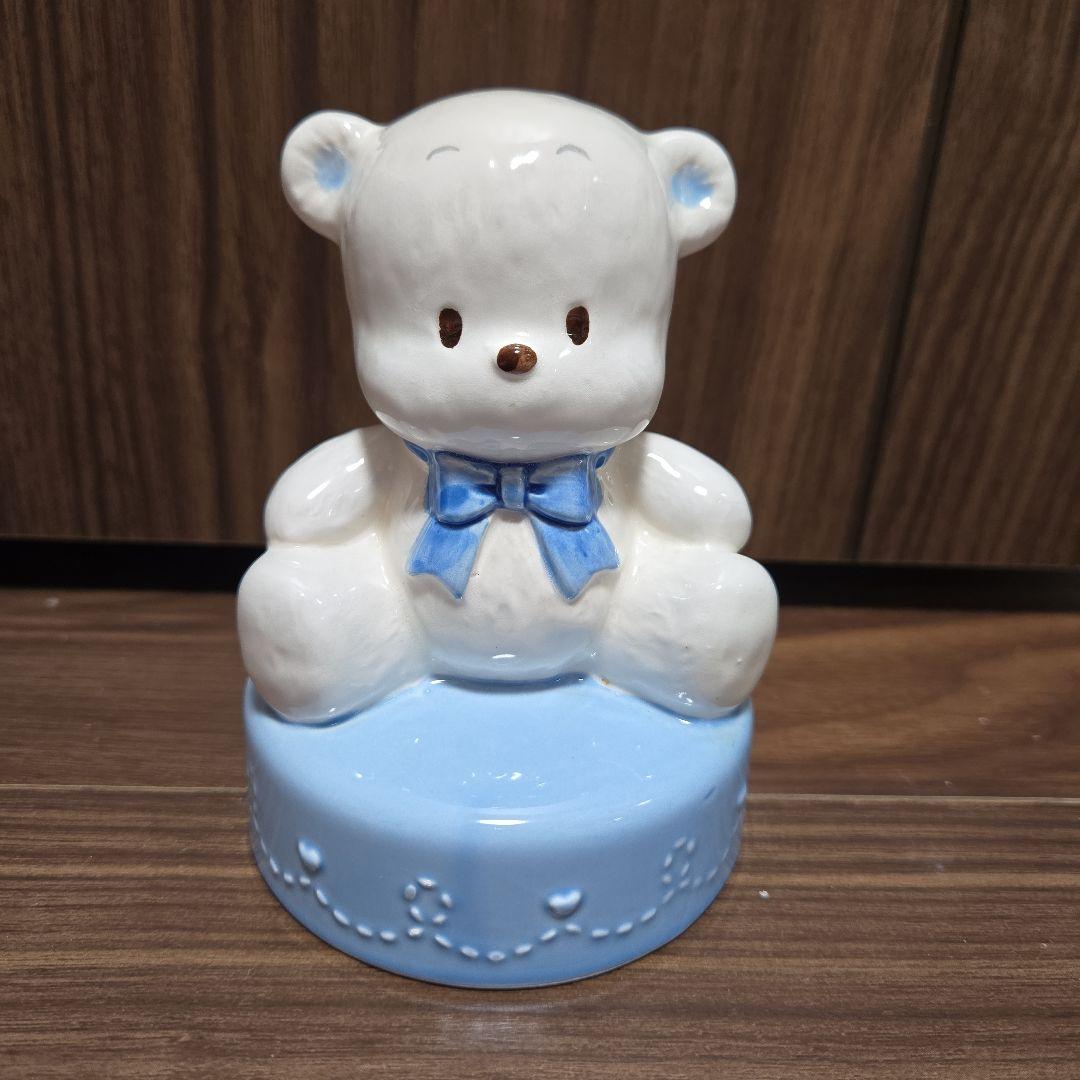 シュガークリームパフ　貯金箱 レトロ サンリオ