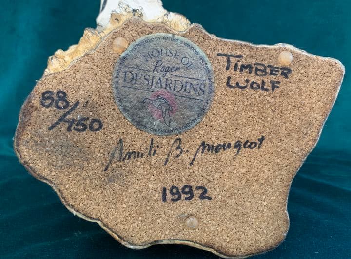 Timber Wolfの彫像、美術工芸品