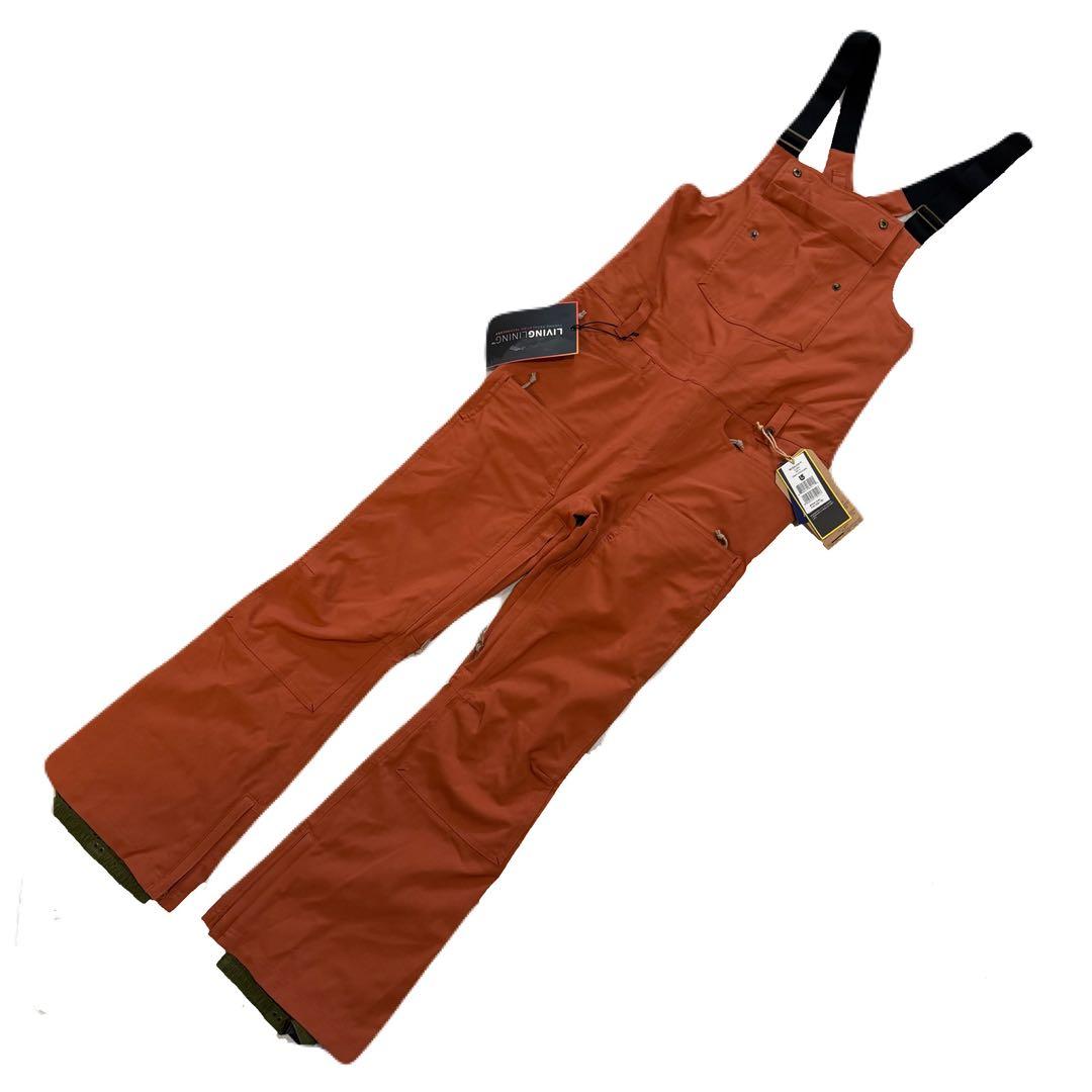 バートン WZ ZEALOUS PT/151051 ビブパンツ タグ付 オレンジ