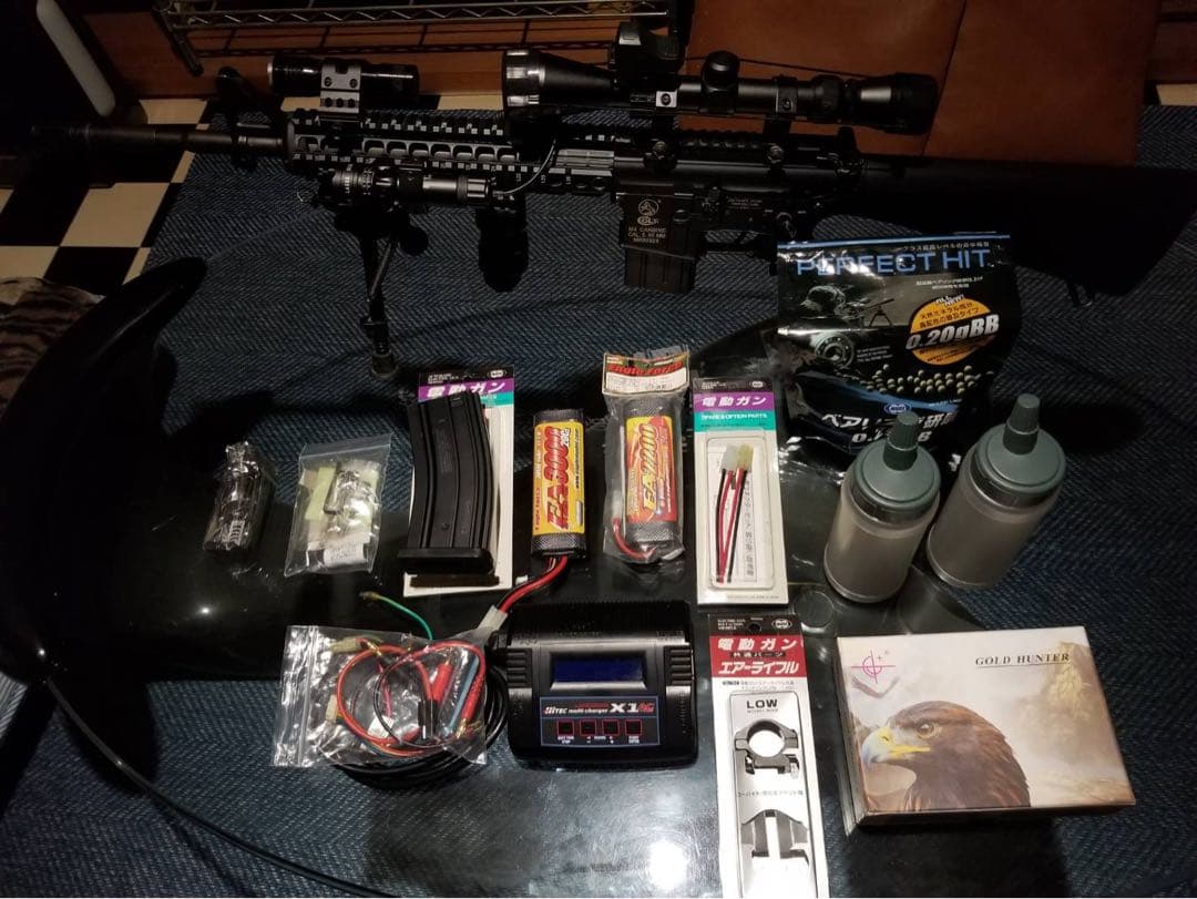 電動ガン.M4フルメタル.フルカスタム.マルイ.セット.充電器