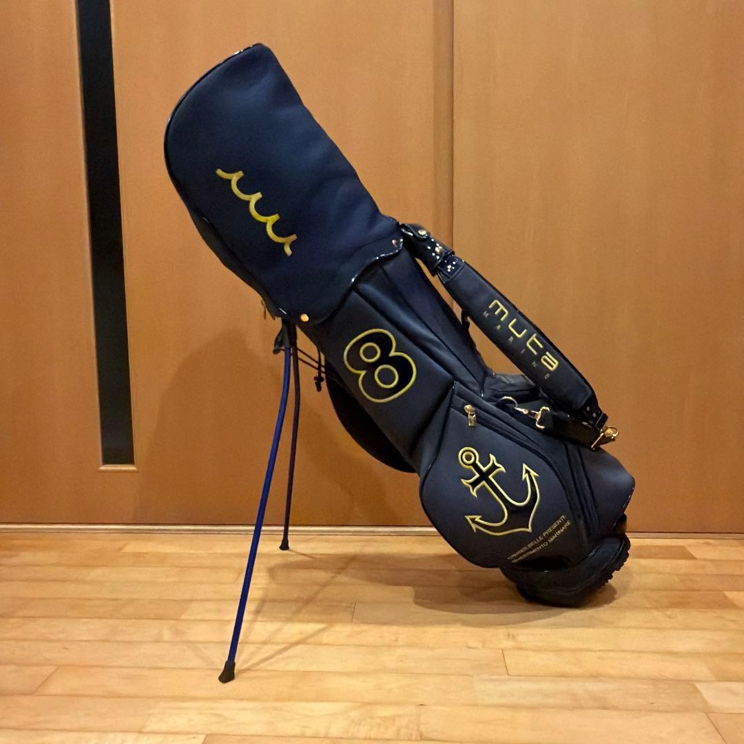 muta ゴルフバッグ スタンド付き ネイビー 8