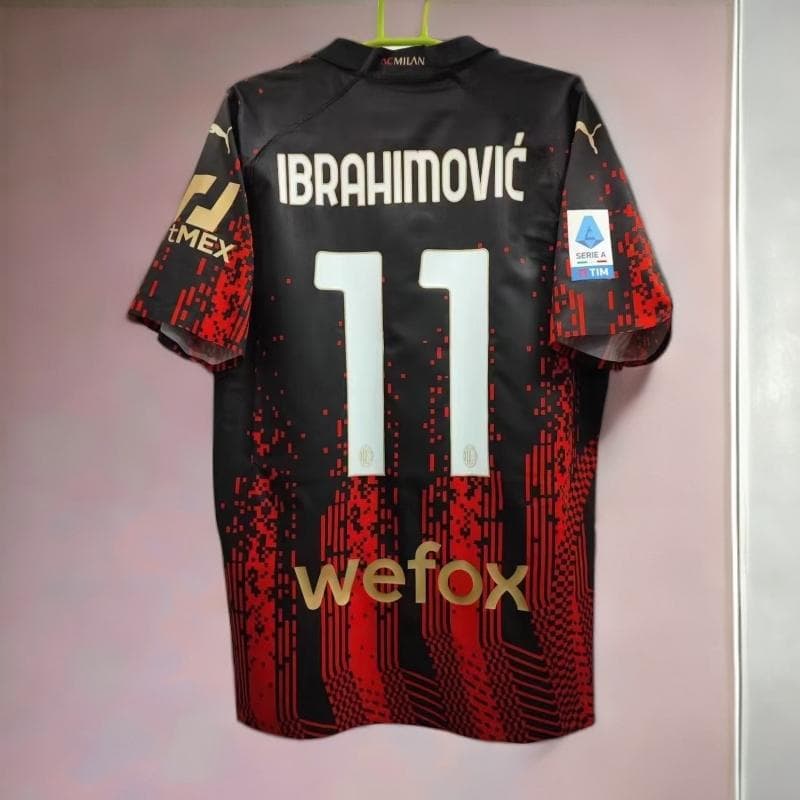 22-23 ACミラン×KOCHE IBRAHIMOVIĆ 11番 半袖 シャツ