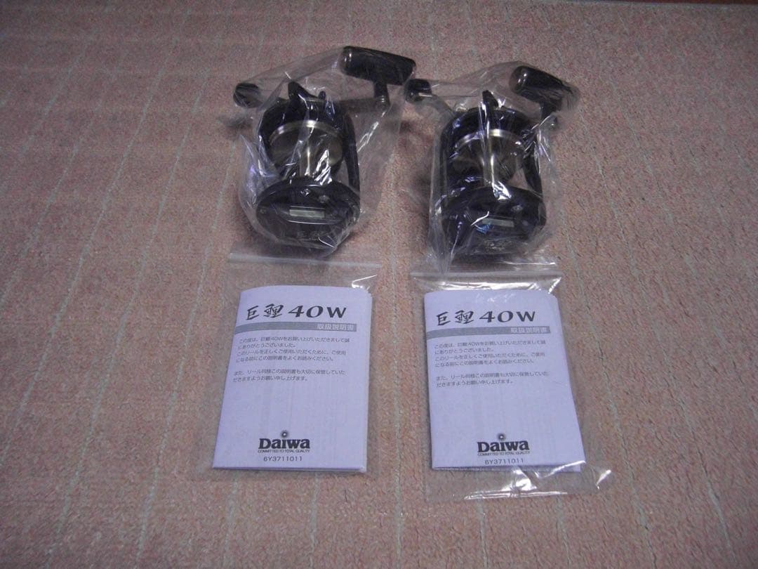 ダイワ・ 巨鯉４０W・２台セットその②（超美品）（大鯉・野鯉・石鯛用）