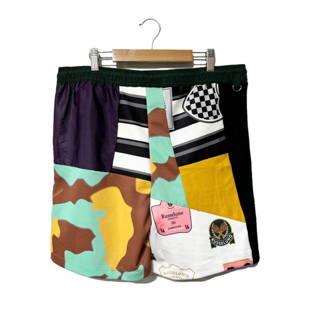 新品 ラッセルノ ゴルフ リボーン リメイク 総柄 ショーツ 定価55,000円