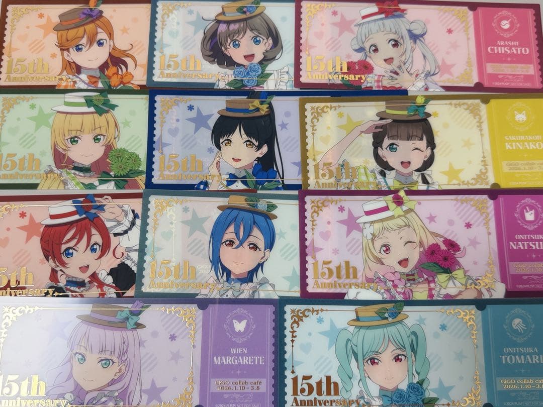 か*こ様 ラブライブ Liella gigo コラボカフェ チケット コンプリー