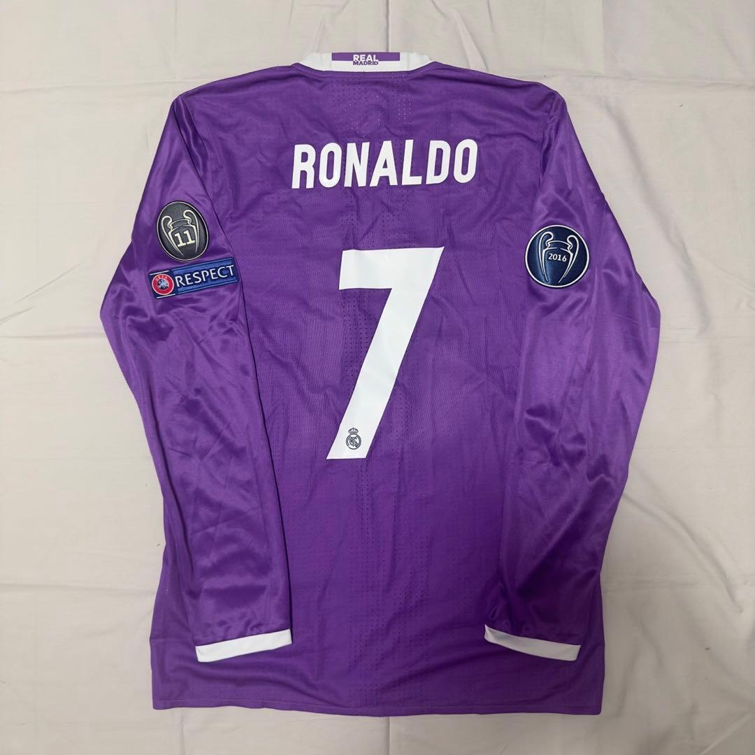 【正規品】選手支給 レアル・マドリード 16/17ロナウド CL