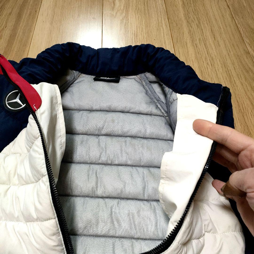 Titleist/Mercedes-Benz ホワイト/ネイビー ゴルフベスト