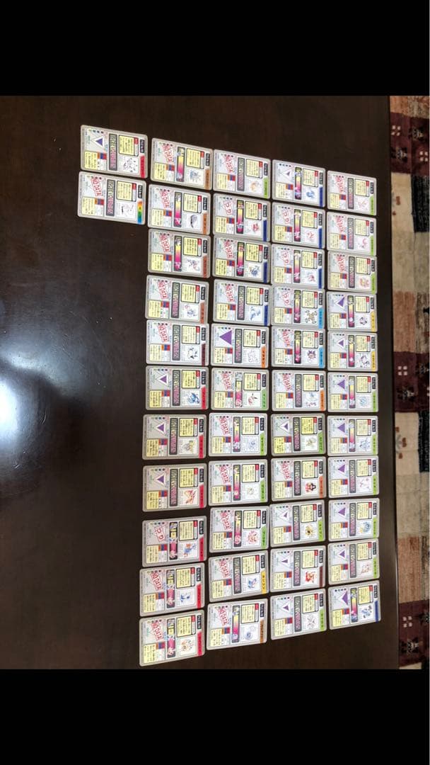 カードダス ポケモン シール 7枚set