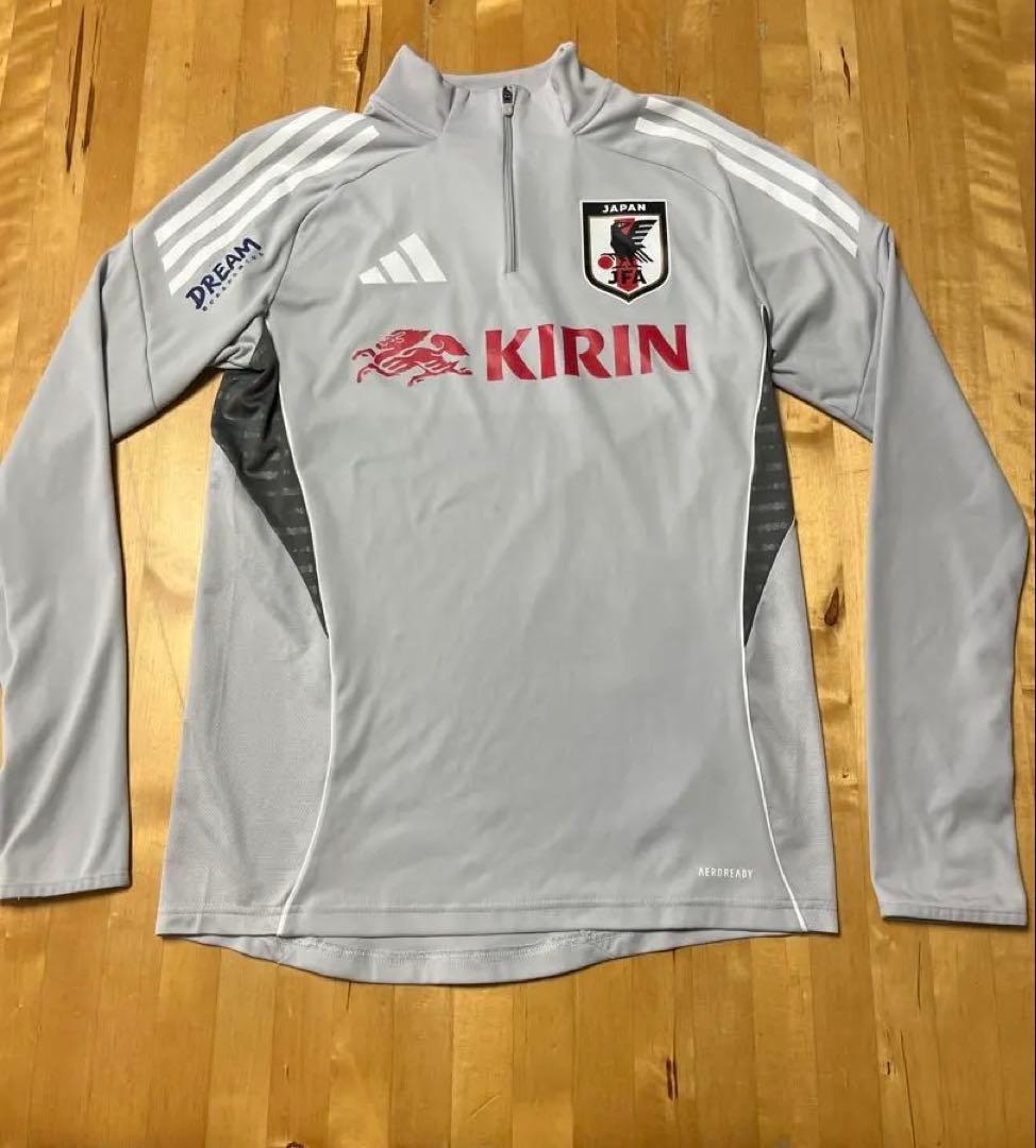 JFAアディダスサッカー日本代表tiro練習着トレーニング24キリンジャージ　L