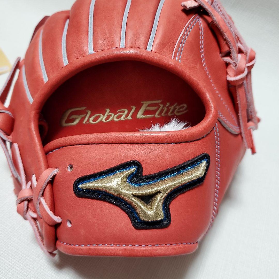 ミズノ グローバルエリート 軟式用グローブ 内野手用サイズ10 [色焼けあり]