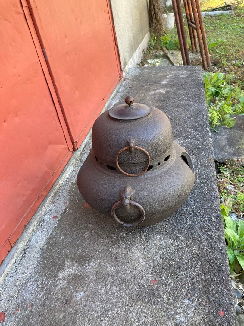 アンティーク　茶釜　レトロ　おしゃれ