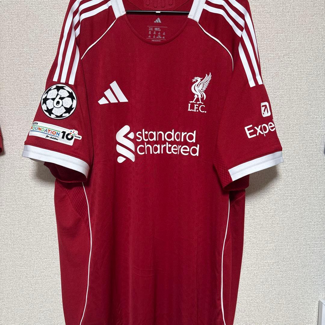 リヴァプール　25-26シーズンホームユニフォーム　背番号7 ヴィルツ