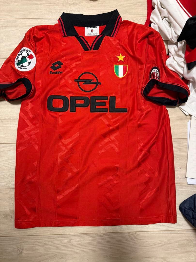 レア！ミラン　96-97 ミラン 4th バッジョ選手　ユニフォーム