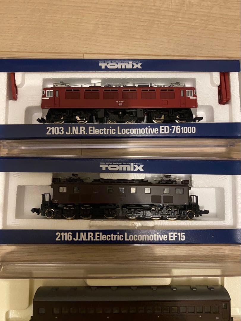 Nゲージ　鉄道模型　TOMIX ED76 EF15 KATO D51 オハ35