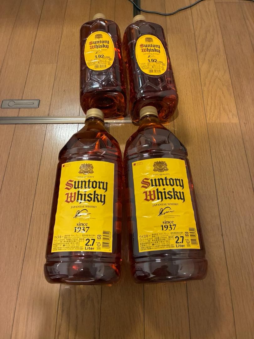 角瓶 2700ml　２本　1920ml　２本　合計４本