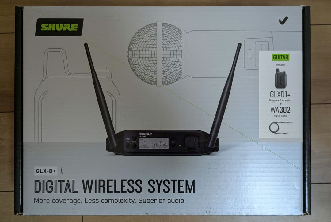 SHURE GLX-D1+WA302 デジタルワイヤレスシステム