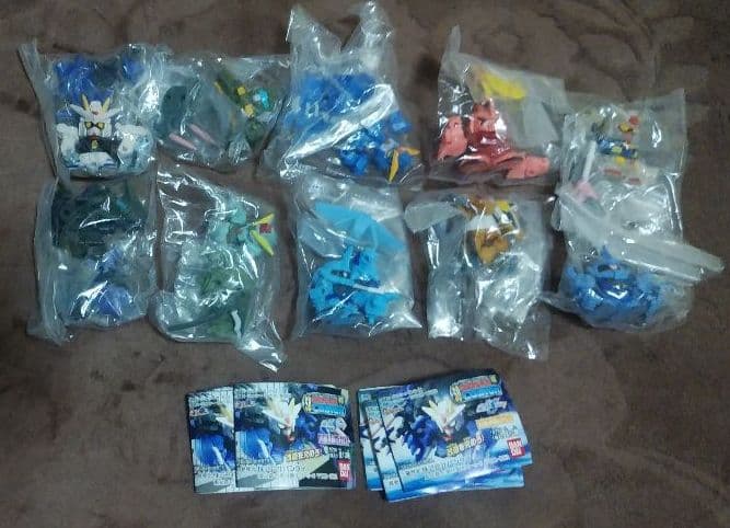 SDガンダムガチャポンフルカラーカスタム10全10種セット