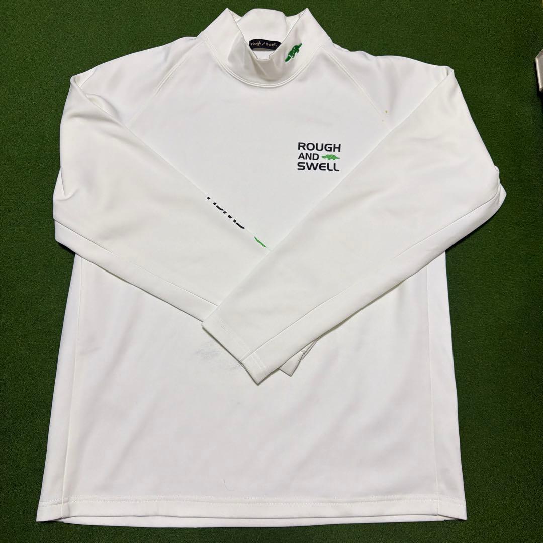 rough & swell裏起毛 モックネック スウェットシャツ