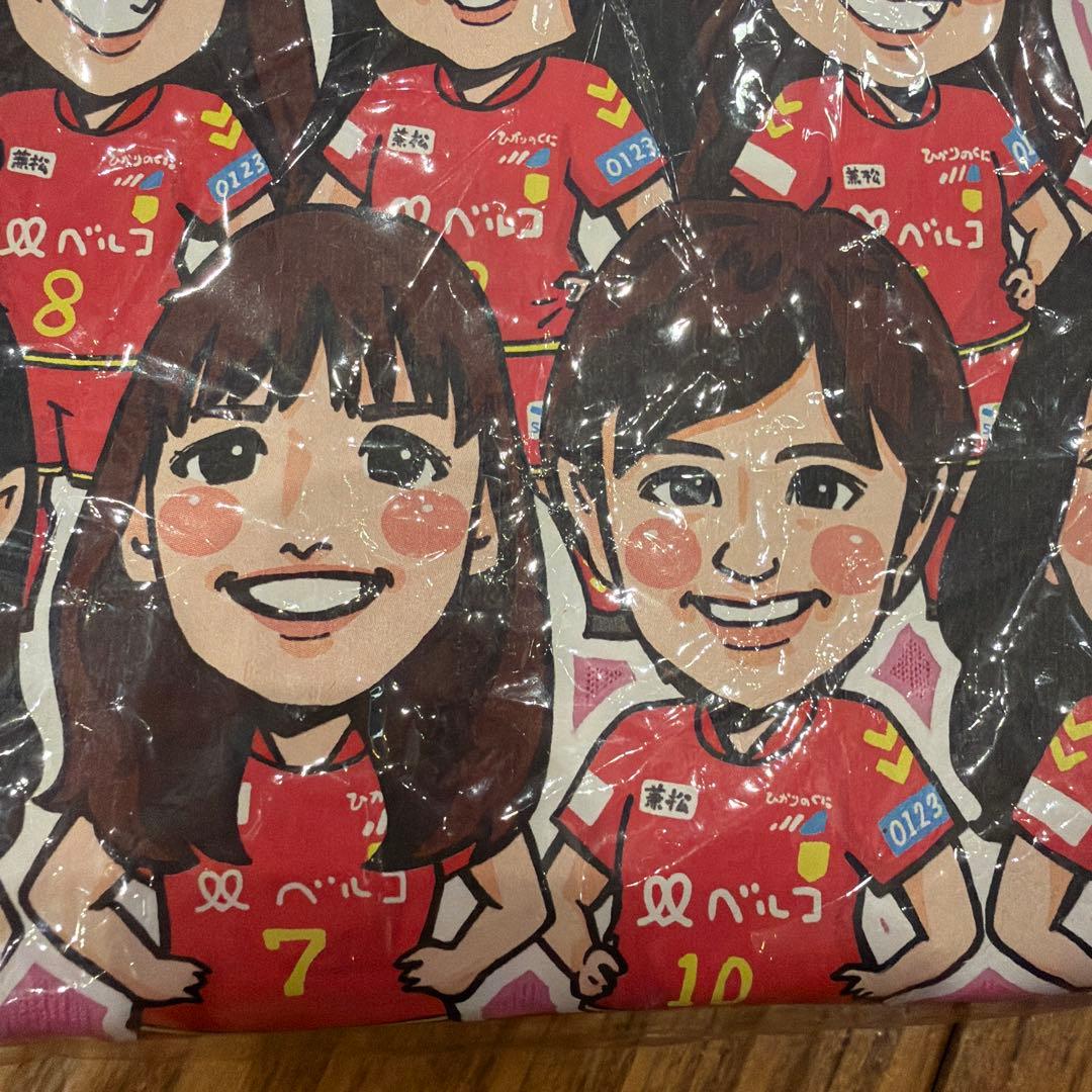 inac神戸　Tシャツ　選手デフォルメキャラ　L