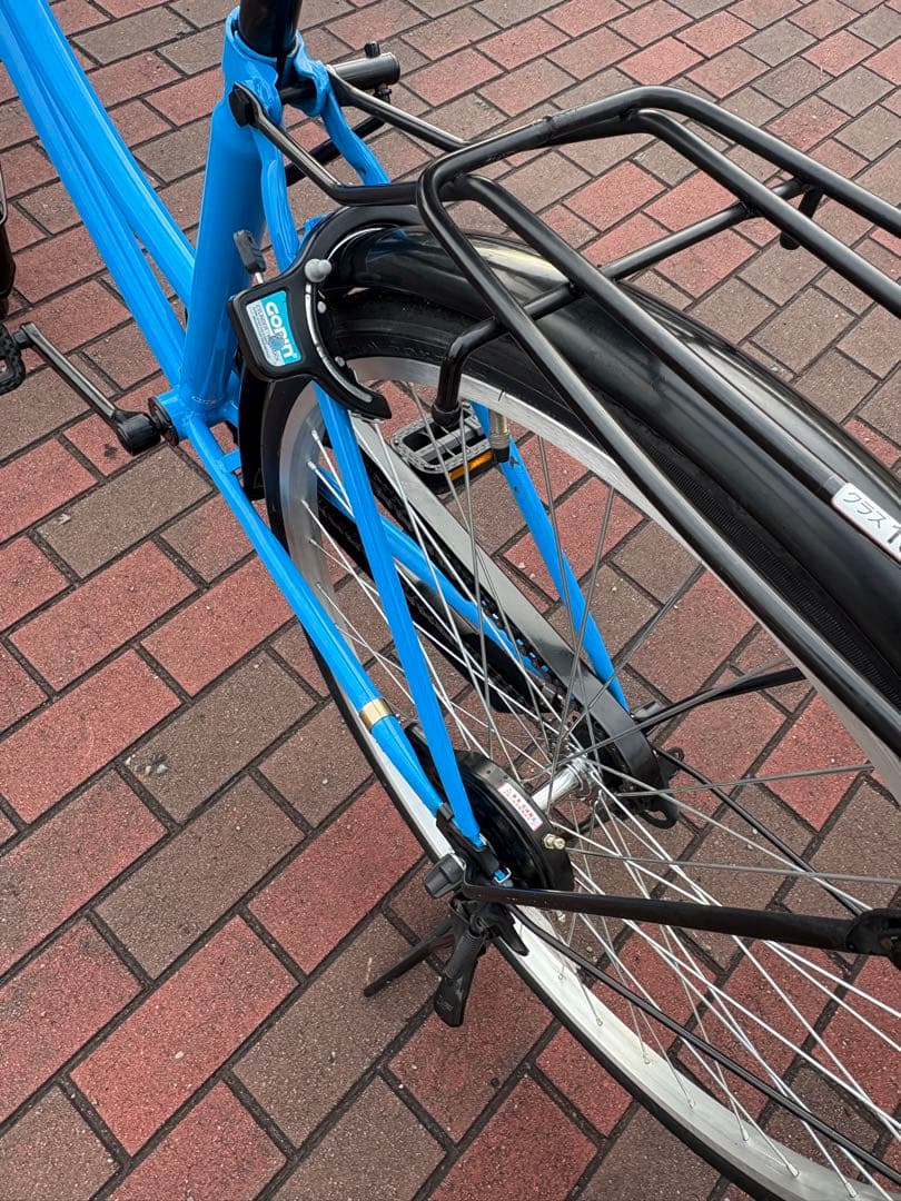 綺麗な水色ママチャリ(26㌅)個人配達致します。お引き取りでも、大丈夫です。