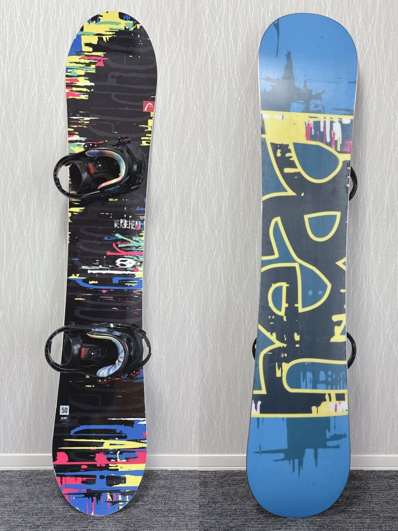 45美品❗️超豪華❗️HEAD×サロモン 初心者用 スノーボードセット★150cm