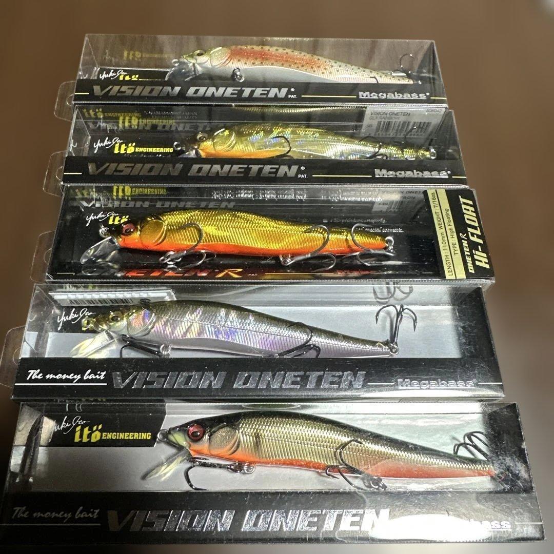 VISION ONETEN ハイフローティングミノー 4色セット