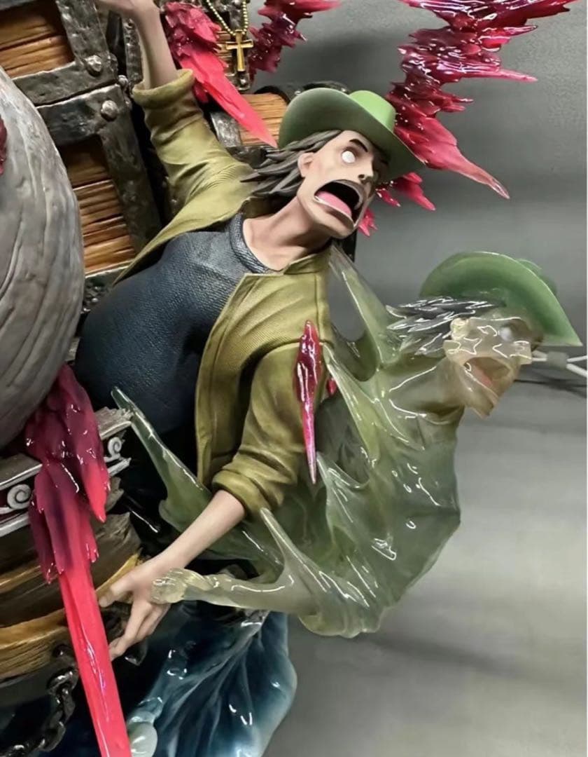 ONE PIECE  赤髪 S- ガレージキット ガレキ スタチュー①①