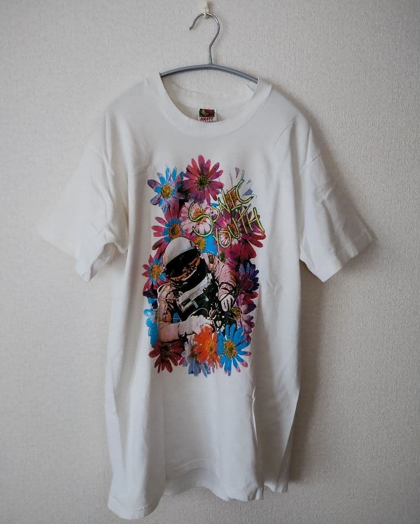 Sonic Youth 花男 flower Vintage Tシャツ M