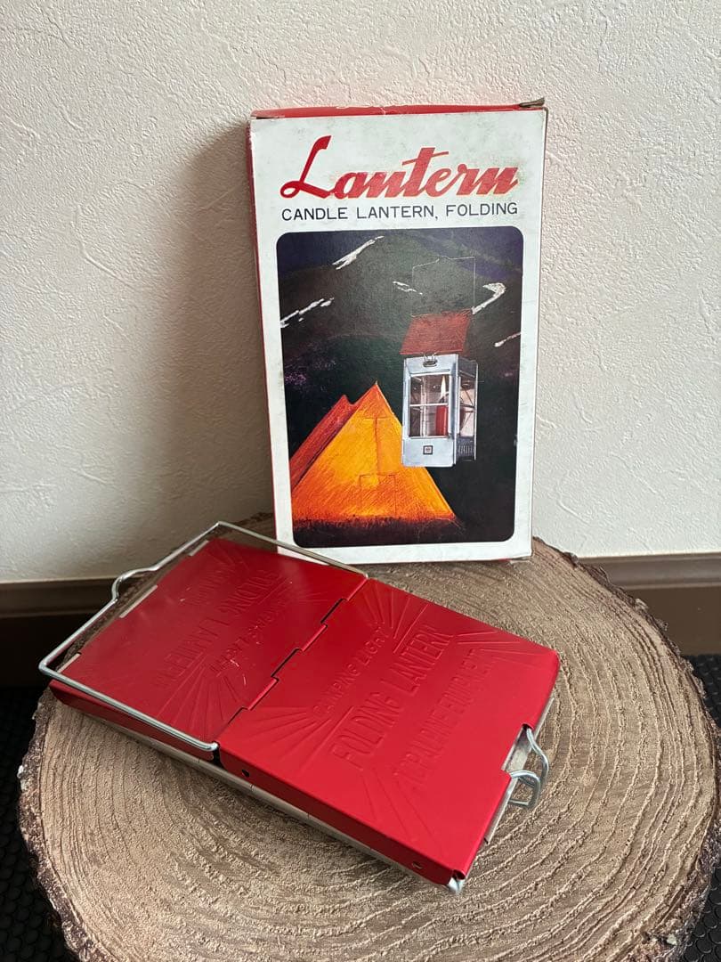 EVER NEW 屋根ランタン エバニュー キャンドルランタン 折り畳み