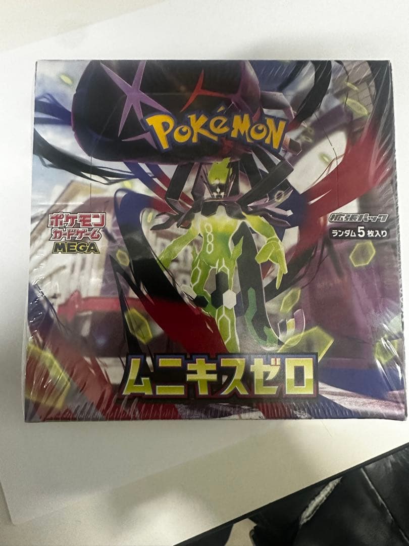 シュリンク付きポケモンカードゲーム ムニキスゼロ 未開封 1BOX 値下げ⭕️
