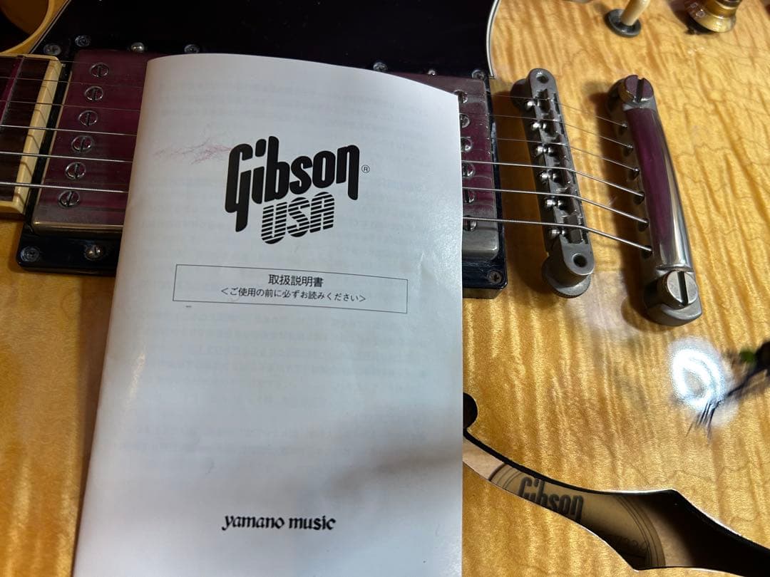 希少 ギブソンＥＳ-335 ビンテージ 純正ハードケース付 ナチュラルカラー