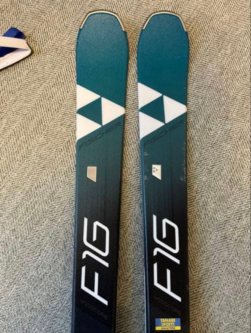 【初中級者用】スキーセット FISCHER板165cm HEAD靴26.5cm
