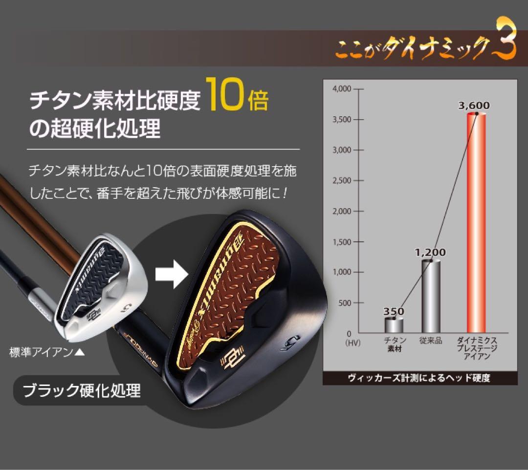 【新品6本】★2番手飛ぶ最高峰!ダイナミクス プレステージ 三菱プレミア飛匠仕様