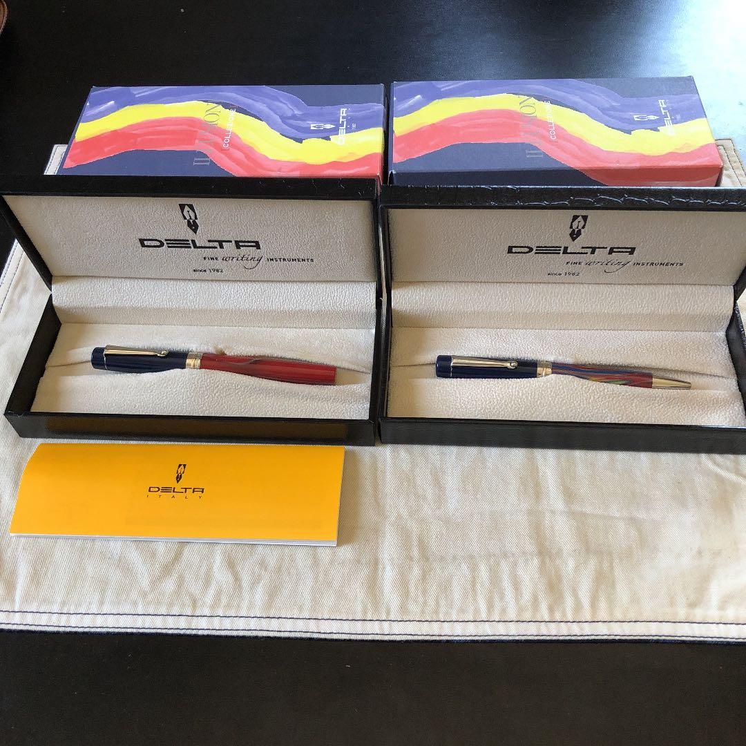 デルタ　ビンテージ　イルジオーネ　万年筆・ボールペンのセット