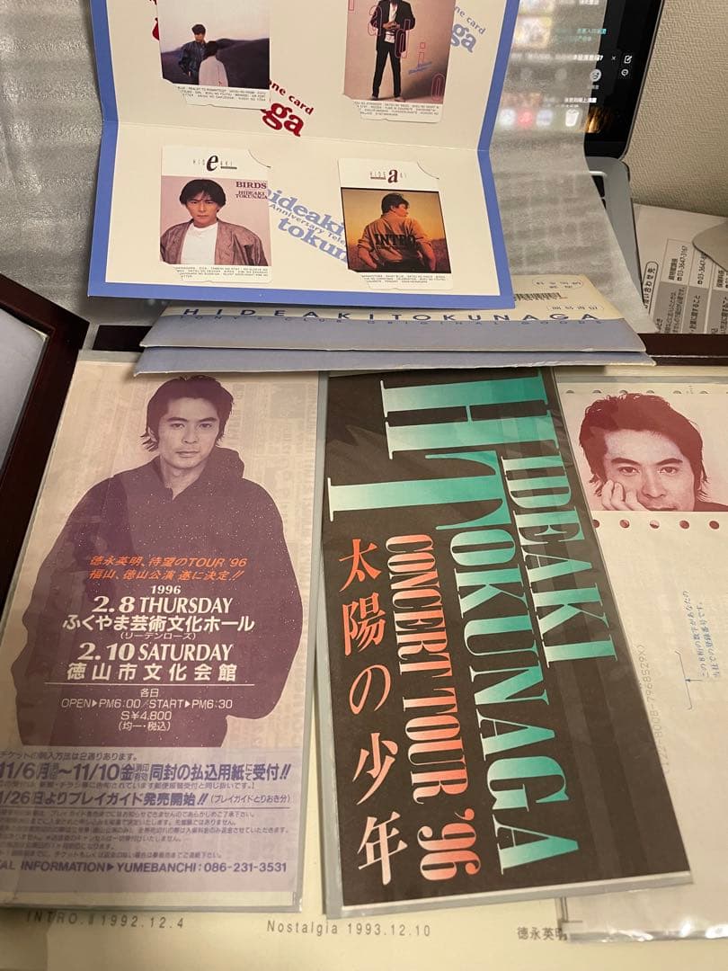 レア　徳永英明 10周年記念グッズ