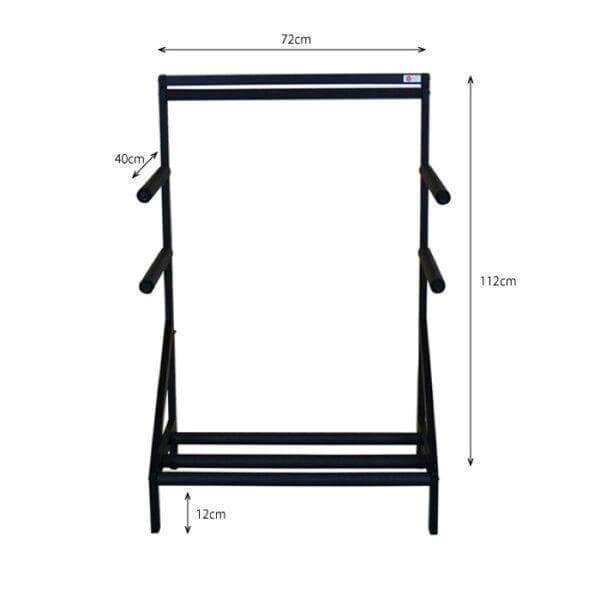 値下げ！再入荷！CAP ホビーラック 組み立て式 ボードラック(ブラック）