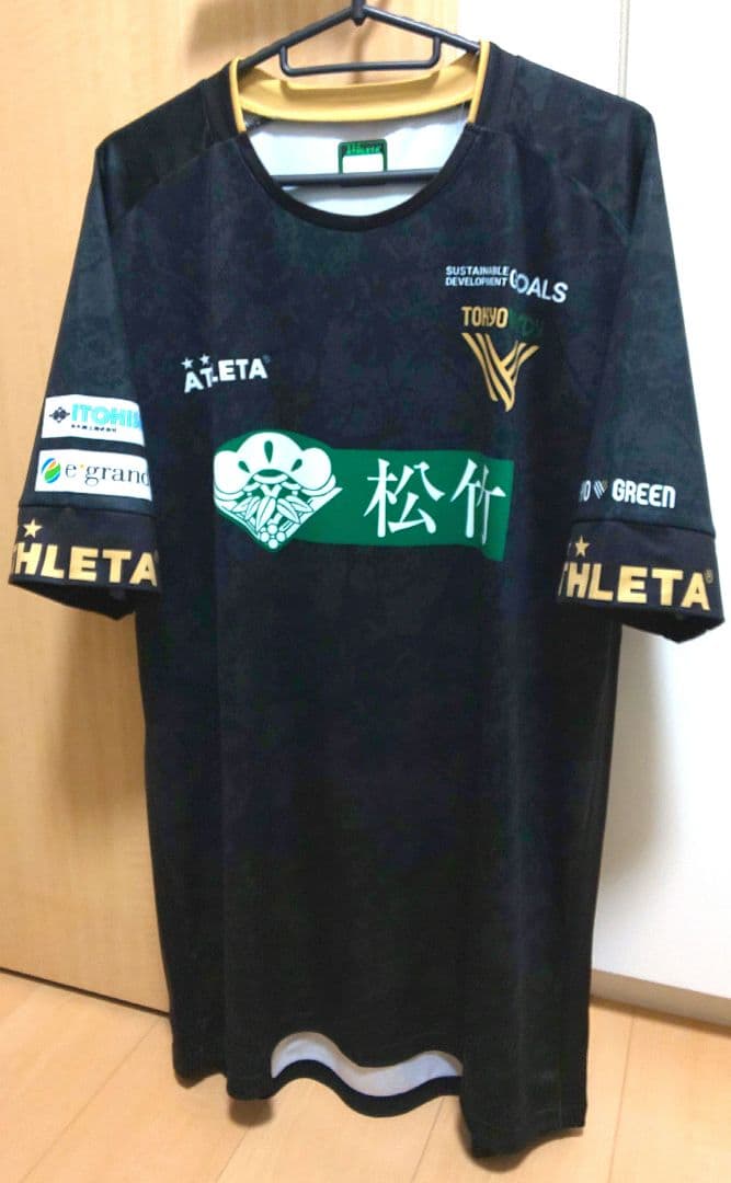 東京ヴェルディ ATHLETA プラクティスシャツ2025 サイズXO ブラック