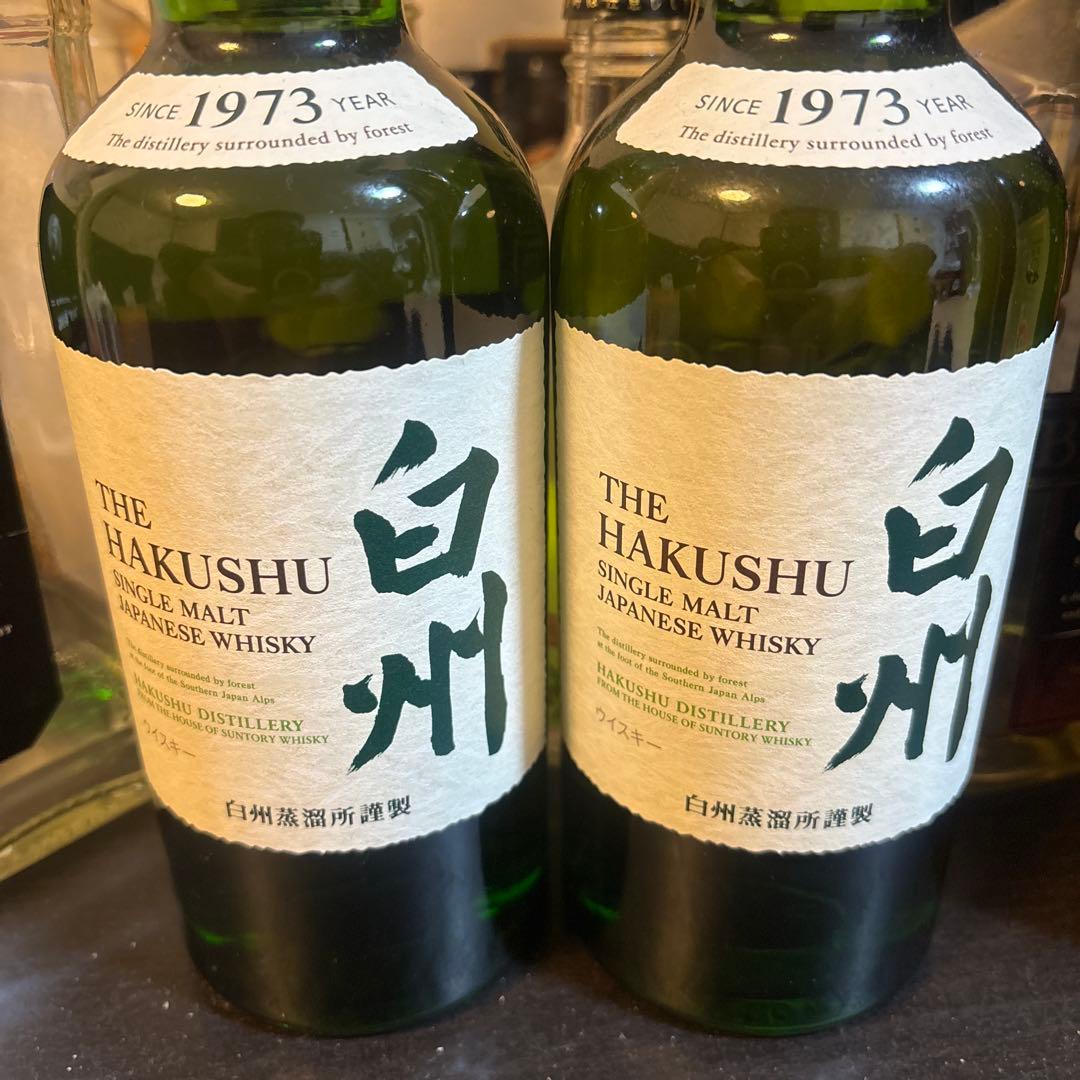 SUNTORY　ジャパニーズウィスキー　　白州　700ml　2本セット