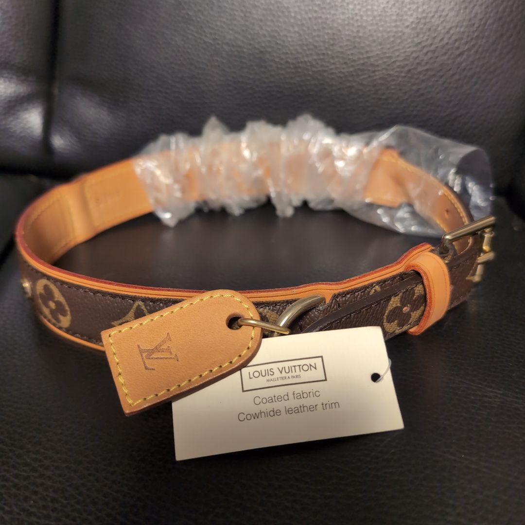 Louis Vuitton ルイ・ヴィトン 大型犬用首輪 モノグラム