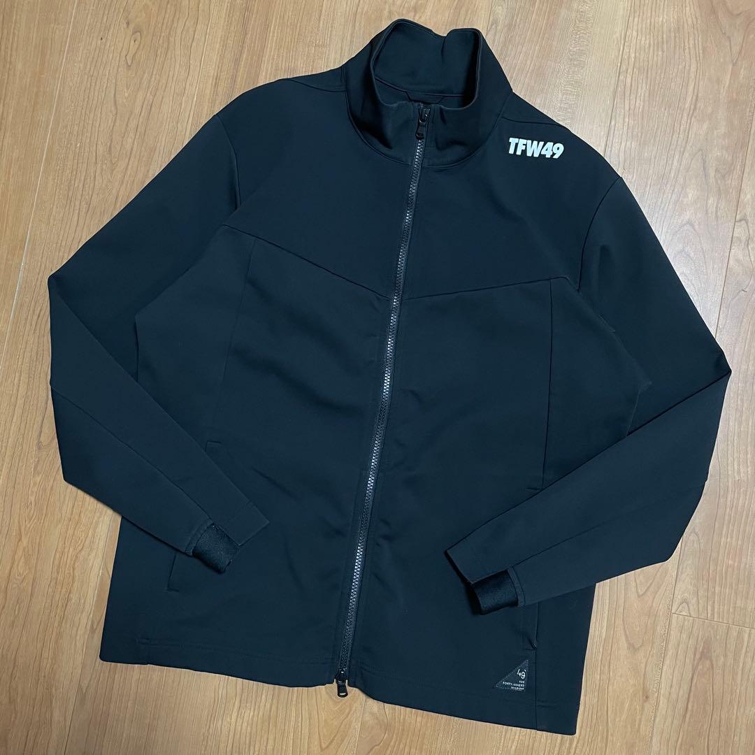 定価4.5万TFW49 マルチブルゾン ブラック　L ジャージ　ゴルフ