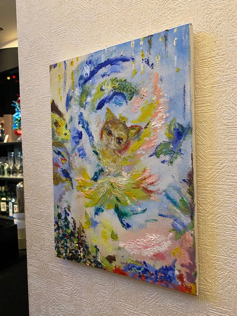 油彩　【practice dancing 】　一点もの　4F